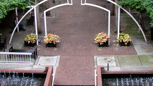 Sister City Sculptures in Century Park Plaza