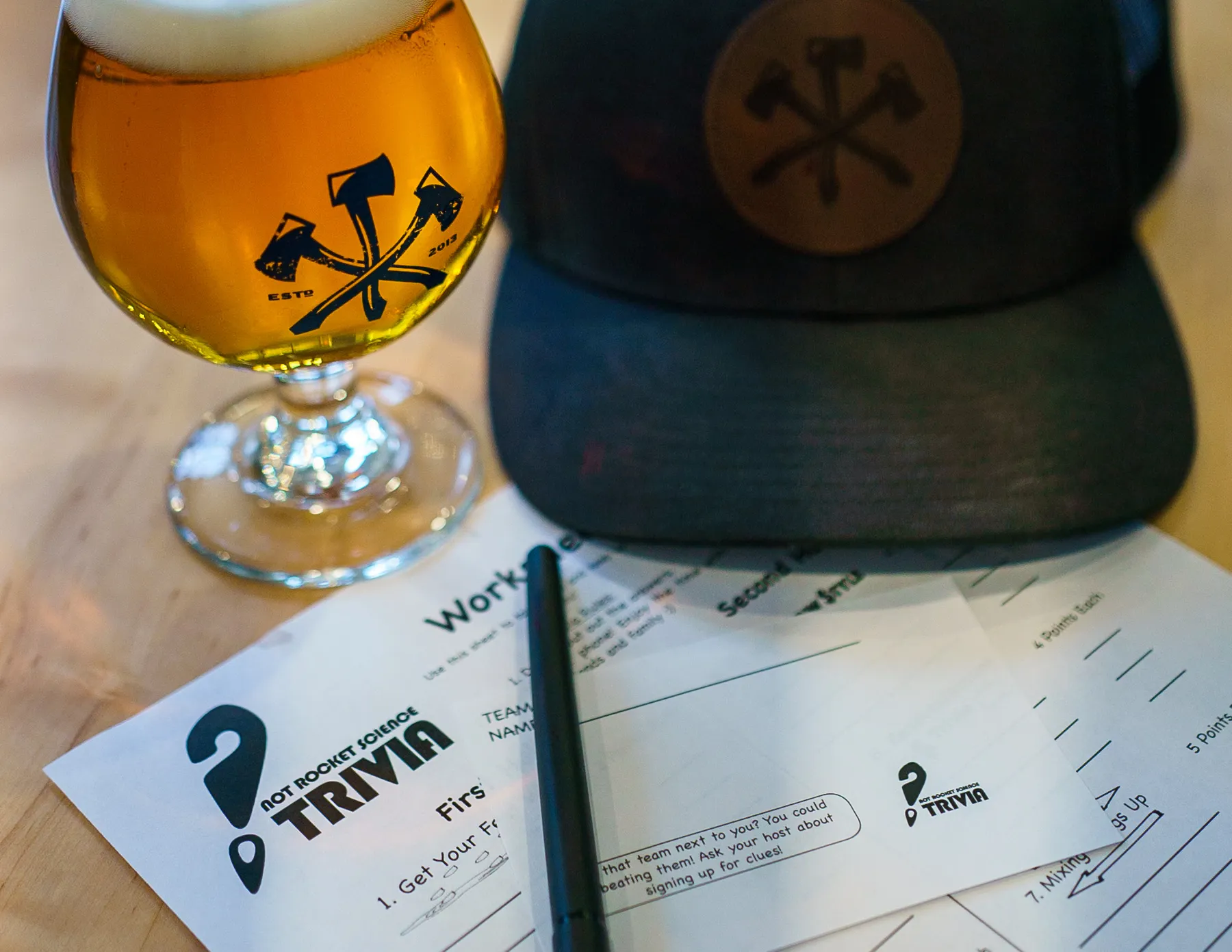 Clues & Brews Weekly Trivia @ Three Notch'd Brewing!