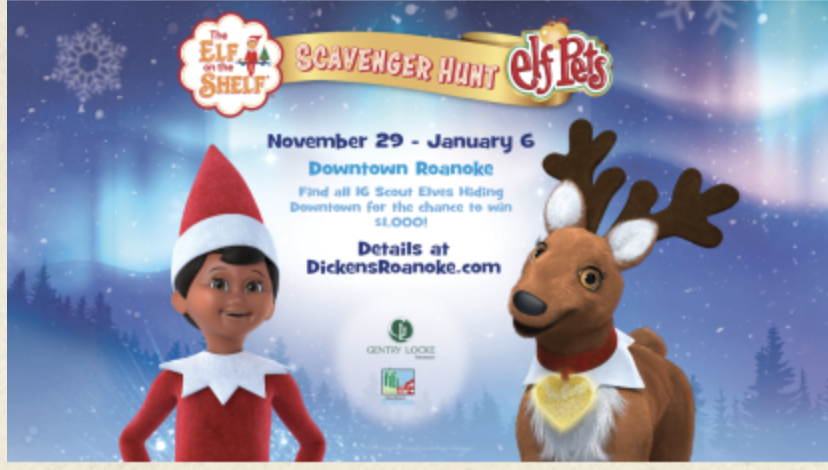 Downtown Roanoke, Inc.'s The Elf on The Shelf® Adventure