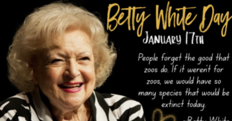 Betty White Day at Mill Mountain Zoo