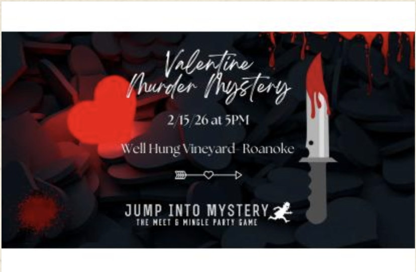 Valentine Murder Mystery at Well Hung Vineyard - Roanoke