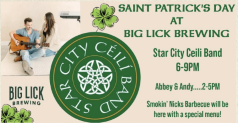 St. Patrick's Day at Big Lick Brewing Co.