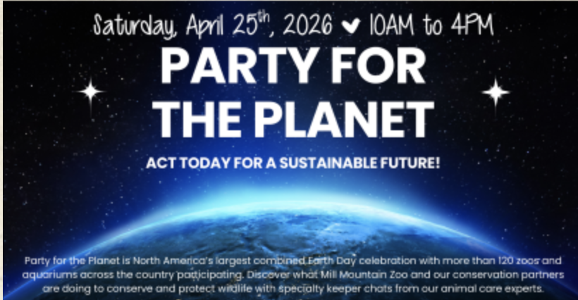 Party for the Planet at Mill Mountain Zoo